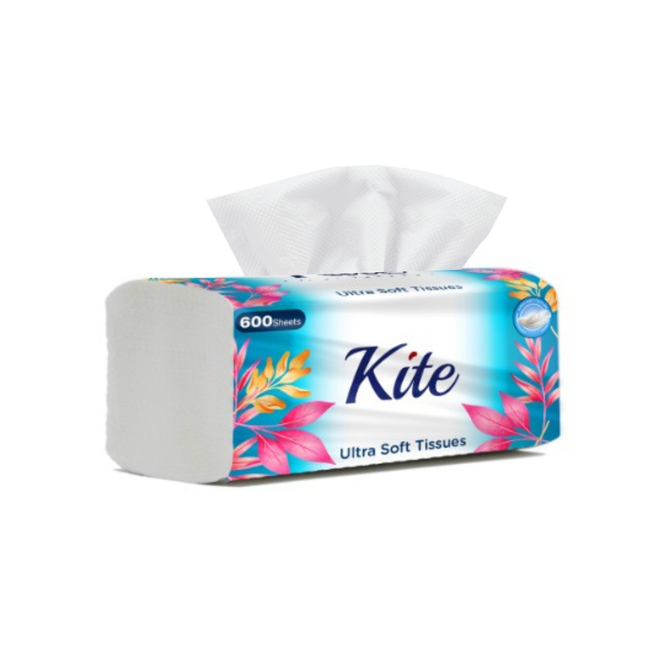 KITE Facial Tissue 600 Sheets