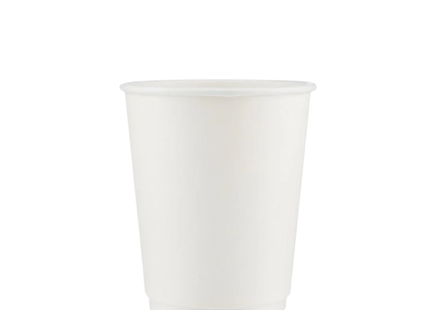 White Double Wall Paper Cups 8 OZ
