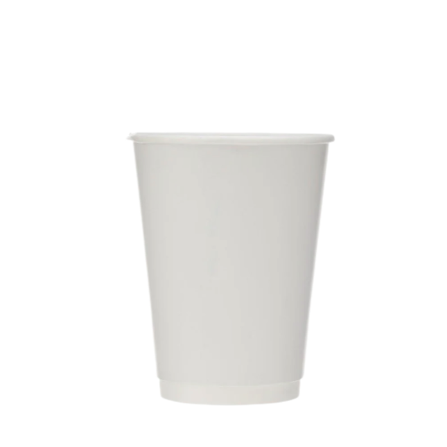 White Double Wall Paper Cups 12 OZ
