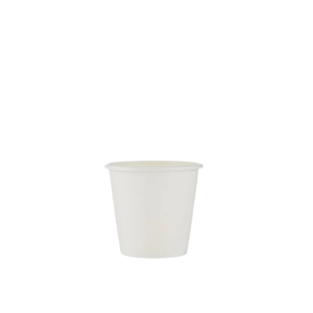 2.5 Oz White Single Wall Paper Cups