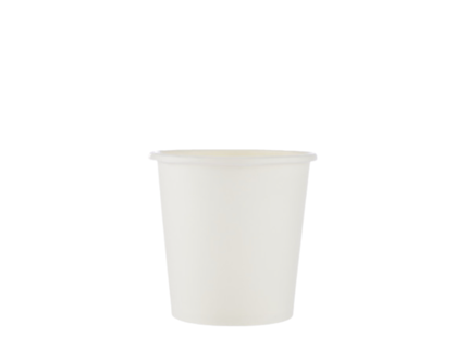 4 Oz White Single Wall Paper Cups