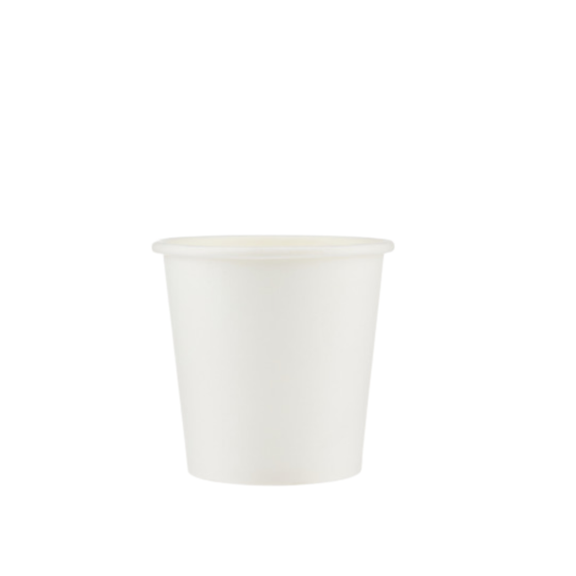 6.5 Oz White Single Wall Paper Cups