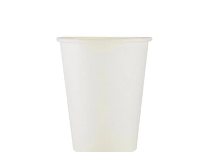 8 Oz White Single Wall Paper Cups