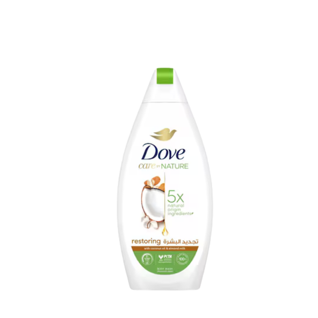 Dove Body Wash Restoring With Coconut Oil & Almond Milk -250 ML