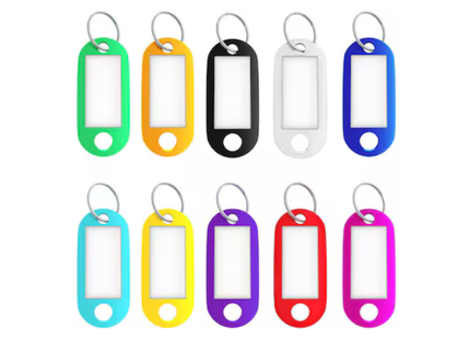 Key Tag Plastic 100 Pcs