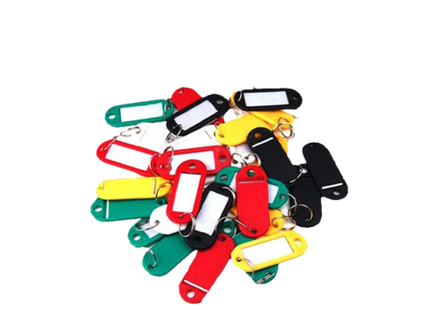 Key Tag Plastic 100 Pcs