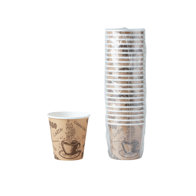 Printed Paper Cup 4 Oz Carton Packet