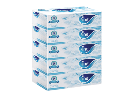 Facial Tissue Fine 130 Sheets 2 Ply - Packet