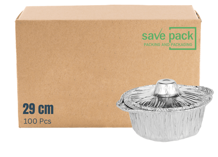Aluminium Pots 29 cm Piece/Packet/Carton - Carton