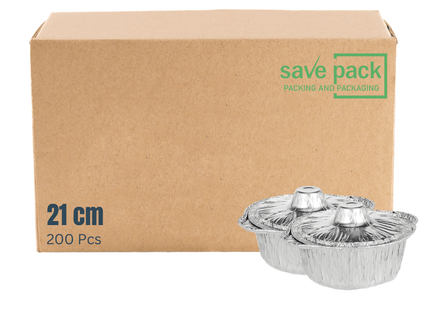 Aluminium Pots 21 cm Piece/Packet/Carton - Carton
