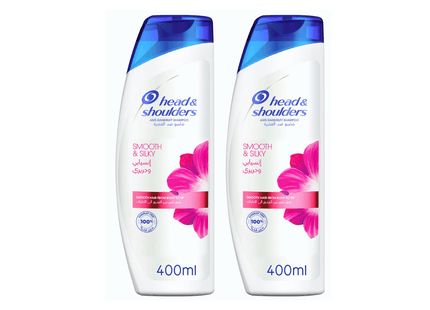 شامبو هيد آند شولدرز ٤٠٠ مل عبوة مزدوجة (قطعتان) - ناعم وحريري