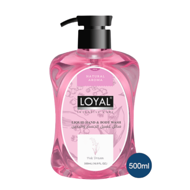 Loyal Liquid Hand & Body Wash , 500 ml , Pink Dream