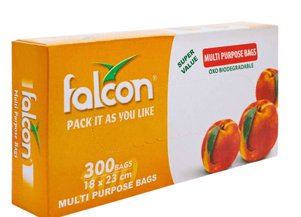Falcon Multi Purpose Bag Oxo Biodegradable 18x23cm (300bags)-1X2