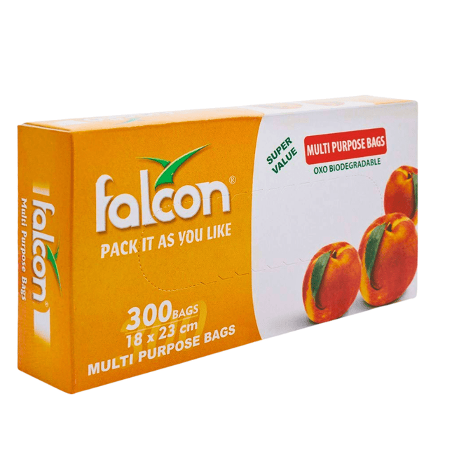 Falcon Multi Purpose Bag Oxo Biodegradable 18x23cm (300bags)-1X2