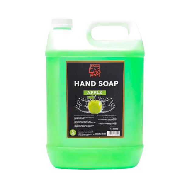 سائل غسيل اليدين روايا ٥ لتر – تفاح