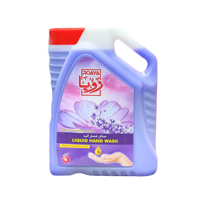 غسول اليدين الفاخر من روايا، 6 لتر - لافندر
