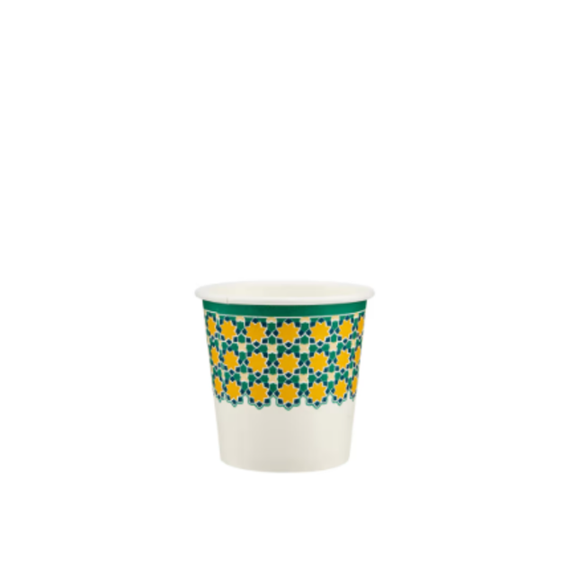 Paper Cup Printed With Ramadan Design 4 Oz