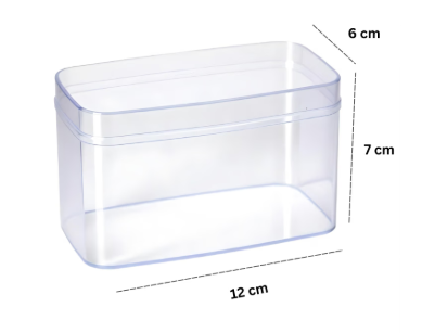 Acrylic Tiramissu Container w/lid - JNH013