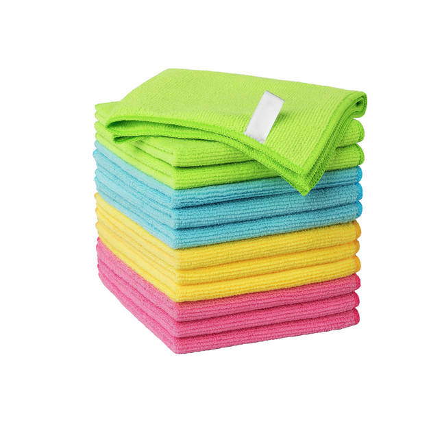 Microfiber Towel 40x40 cm - 12 Pcs