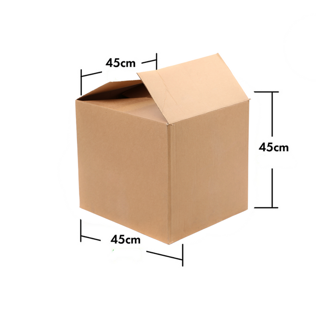 Empty Carton Box 5 Ply 45 x 45 x 45 CM