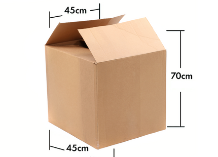 صندوق كرتون فارغ 5 طبقات 45 × 45 × 70 سم