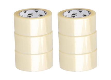 Tape Clear x 6 Pieces