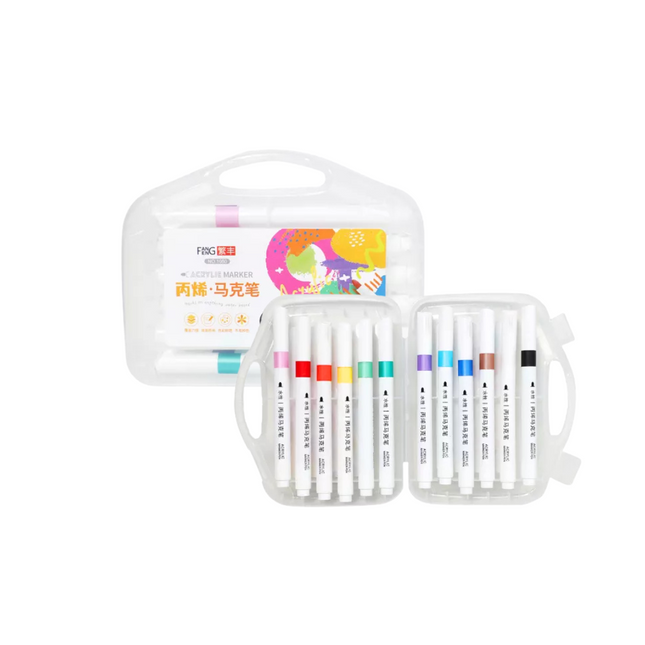 Marker Akril boya 1050 - 12 Colors