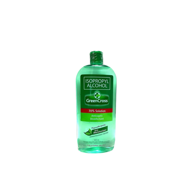 Green Cross Isopropyl Alcohol Antiseptic Sanitizer, 500 ml