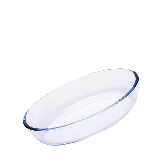 Oval Borosilicate Glass Dish