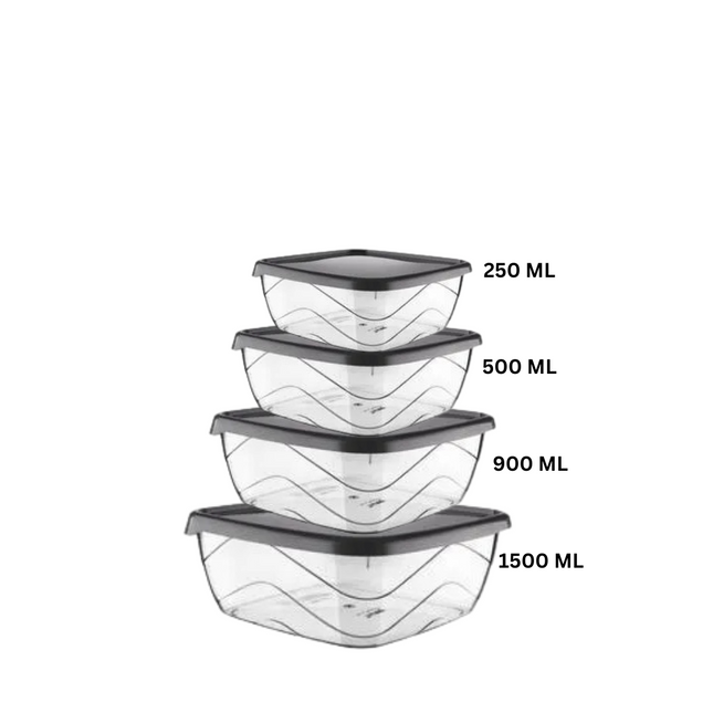 Square Storage Box 4 Pieces