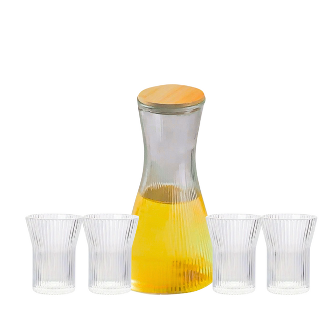 Glass Water Set 5 Pieces