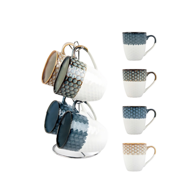 Tea Mug Set, 4 Pieces