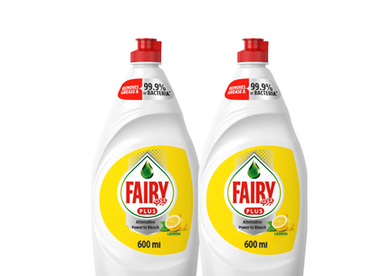 Fairy Dish Wash 600 ML x 2 Pcs
