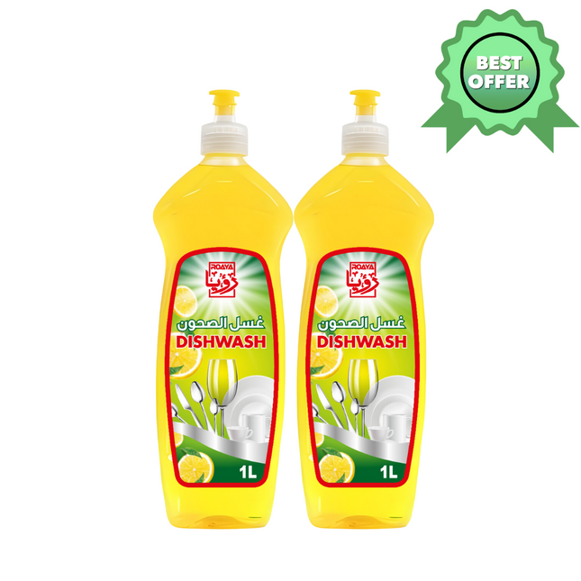 ROAYA Dish wash 1 L x 2 Pcs
