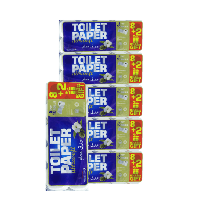 Toilet Roll Falling Star 400 sheets - 50 Rolls
