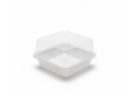 ZY2302 - Cake Box 118 x 118 x 62 mm + PP High Lid