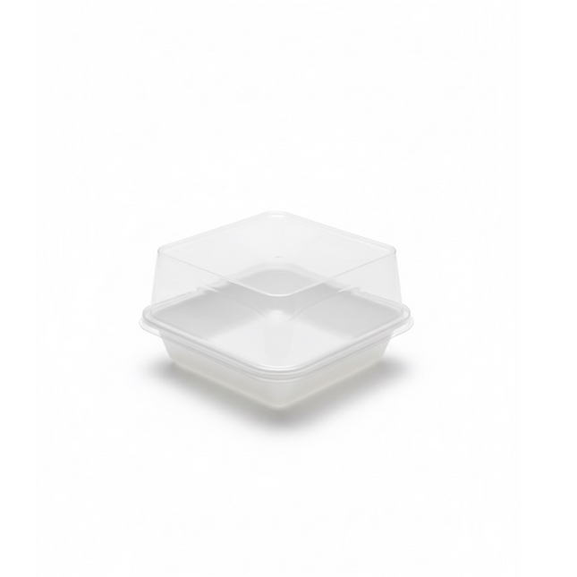 ZY2302 - Cake Box 118 x 118 x 62 mm + PP High Lid