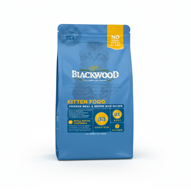 Blackwood Chicken Meal & brown rice Recipe all life stages Kitten Food / 1.82 kg x 5 Packets