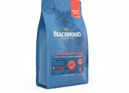 Blackwood Grain free Chicken Meal & Field Pea Recipe All life stages cat food/ 1.82 kg x 5 Packets