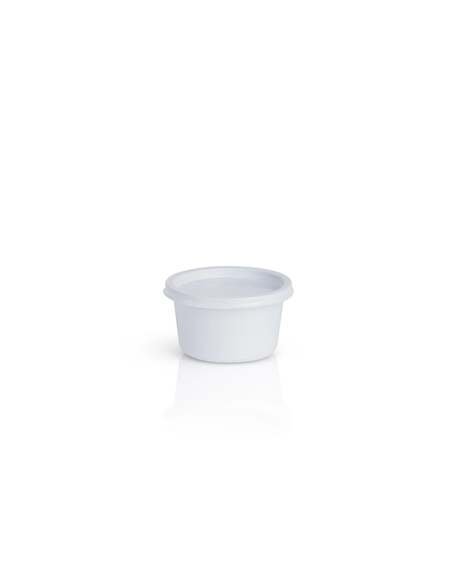Plastic Container 75cc with Clear Lid