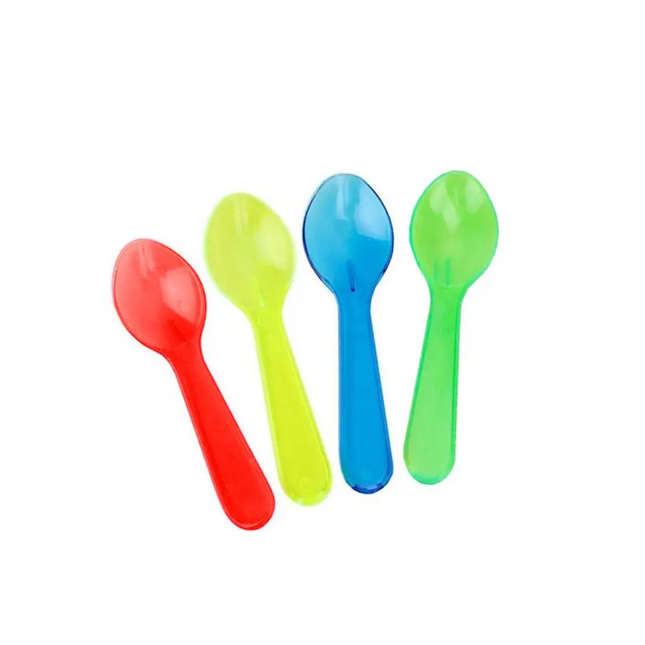 Ice Cream Spoon Mix Color  - 500 Pieces