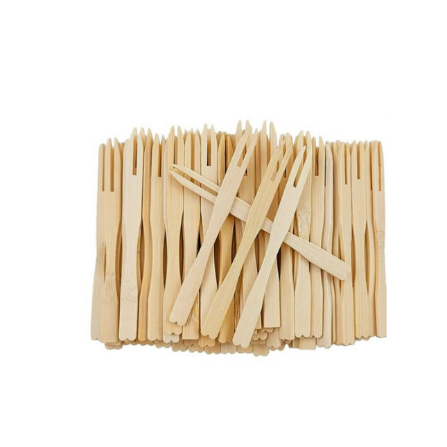 Bamboo Fruit Pick 9 CM - 100 Pieces