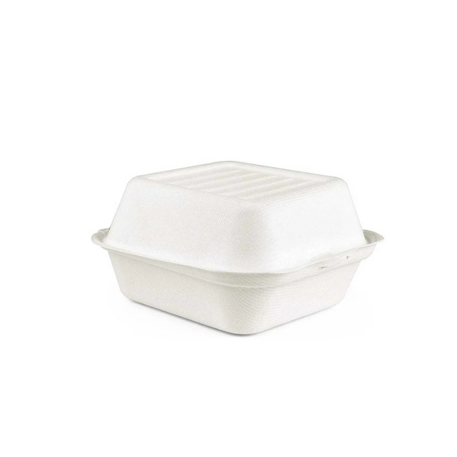 Bio Degradable 6x6 cm Burger Box