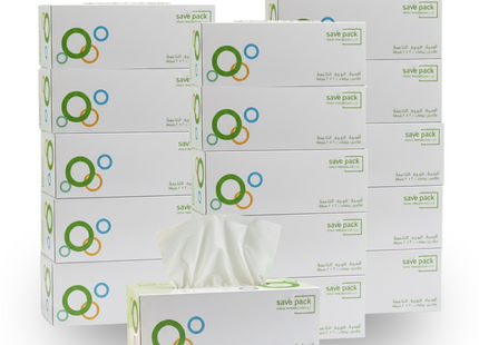 SAVE PACK Facial Tissue 200 Sheets x 2 Ply