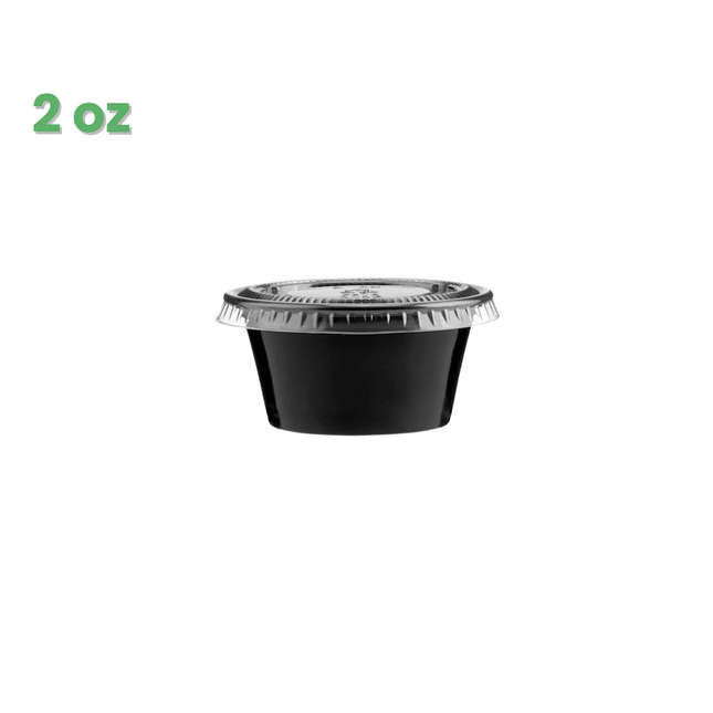 Sauce Cup Black 2 oz