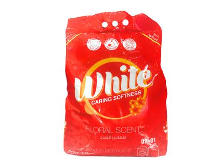 مسحوق غسيل أبيض برائحة الزهور ونعومة العناية 3 كجم