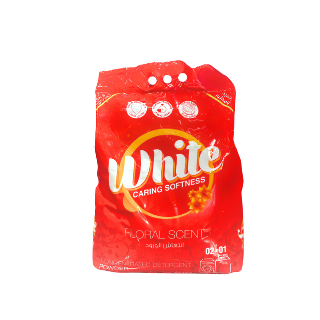 مسحوق غسيل أبيض برائحة الزهور ونعومة العناية 3 كجم