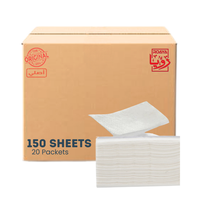 Interfold Tissue 150x20