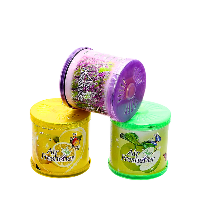 Car Air Freshener 3 Pieces 70 G -  Lemon , Apple , Lavender