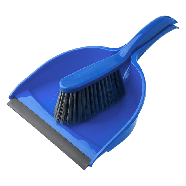 Small Dustpan + Brush set - Blue